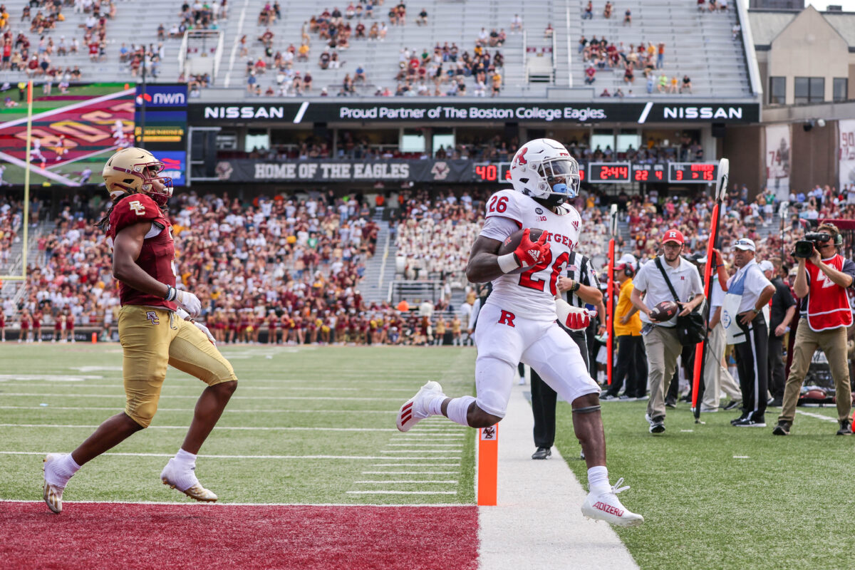 Watch: Rutgers running back Al-Shadee Salaam scores first career TD