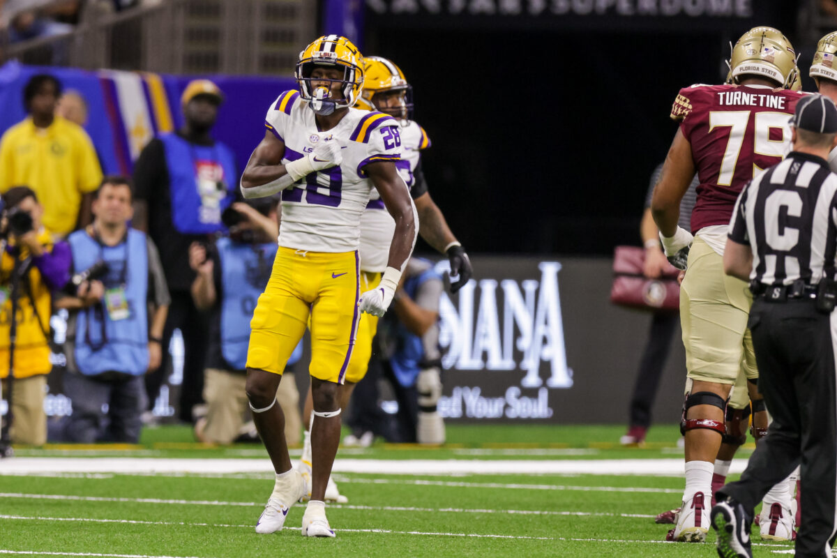 LSU safety Major Burns to miss the next 3-6 weeks with a neck injury