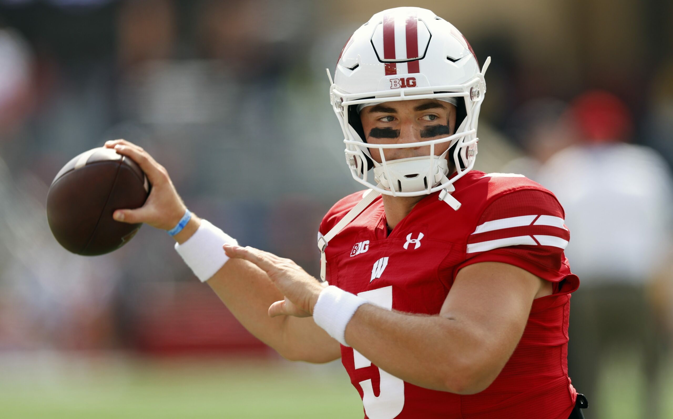 Admit it; Wisconsin Badgers QB Graham Mertz has improved