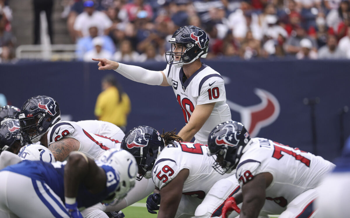 3 takeaways from the Texans’ snap counts in 20-20 tie with Colts