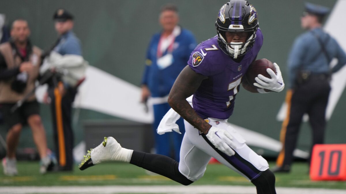 Ravens WR Rashod Bateman confident that Baltimore offense has big play ability