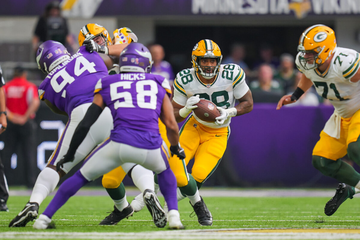 RB A.J. Dillon scores Packers’ first touchdown of 2022 season
