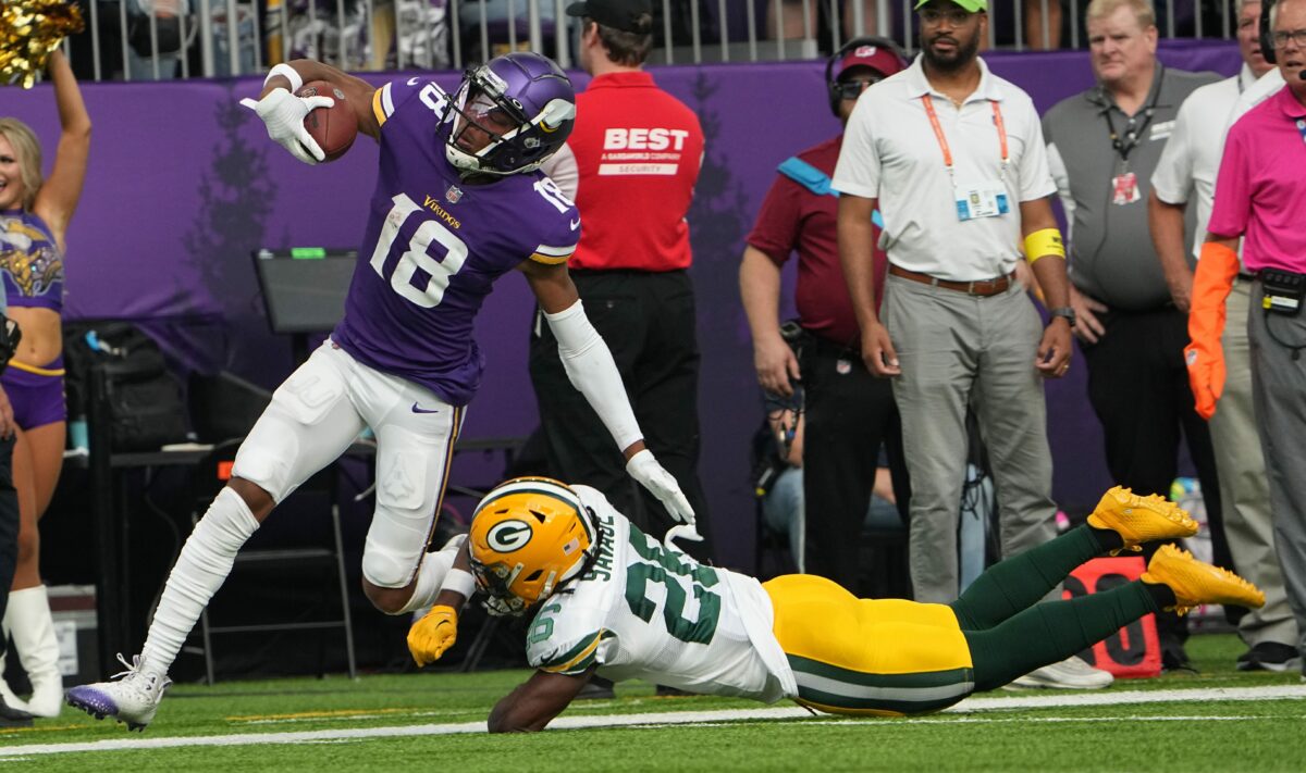 Twitter reacts to Justin Jefferson’s huge day in Vikings opener