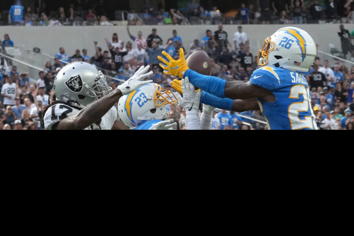 How Chargers’ Asante Samuel Jr. and company guarded Raiders WR Davante Adams in Week 1