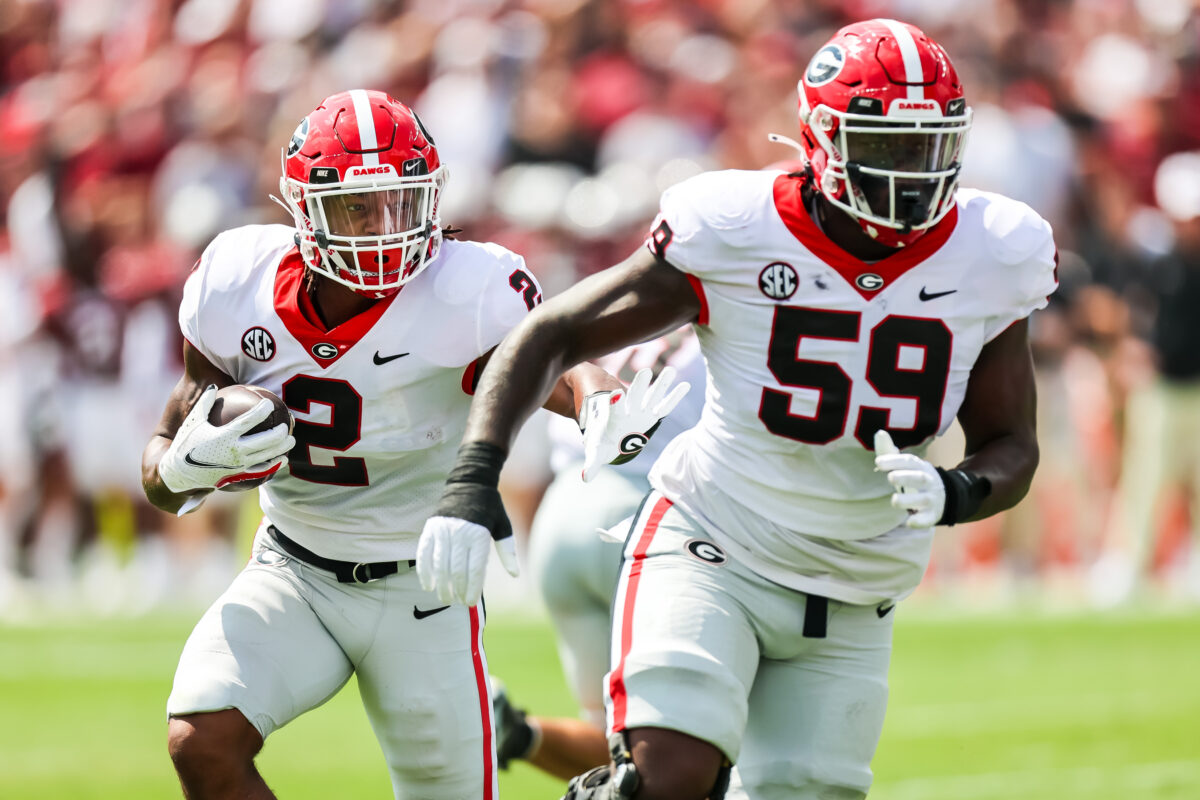 Twitter reacts: Georgia living up to hype, leads South Carolina 24-0