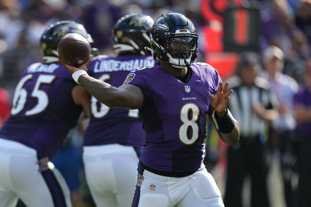 Ravens QB Lamar Jackson leads NFL in multiple categories through Week 2 of 2022 season
