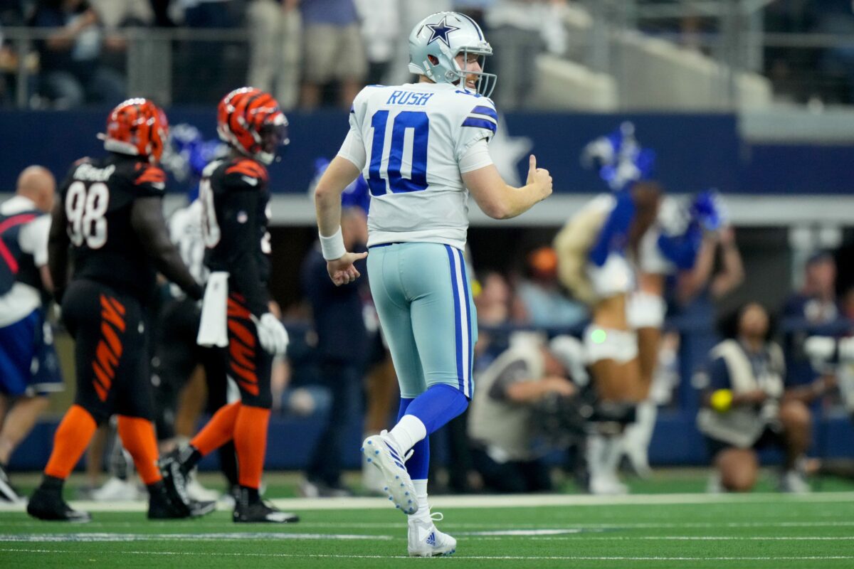 ‘He never blinks’: Cowboys had total confidence in Cooper Rush on game-winning drive