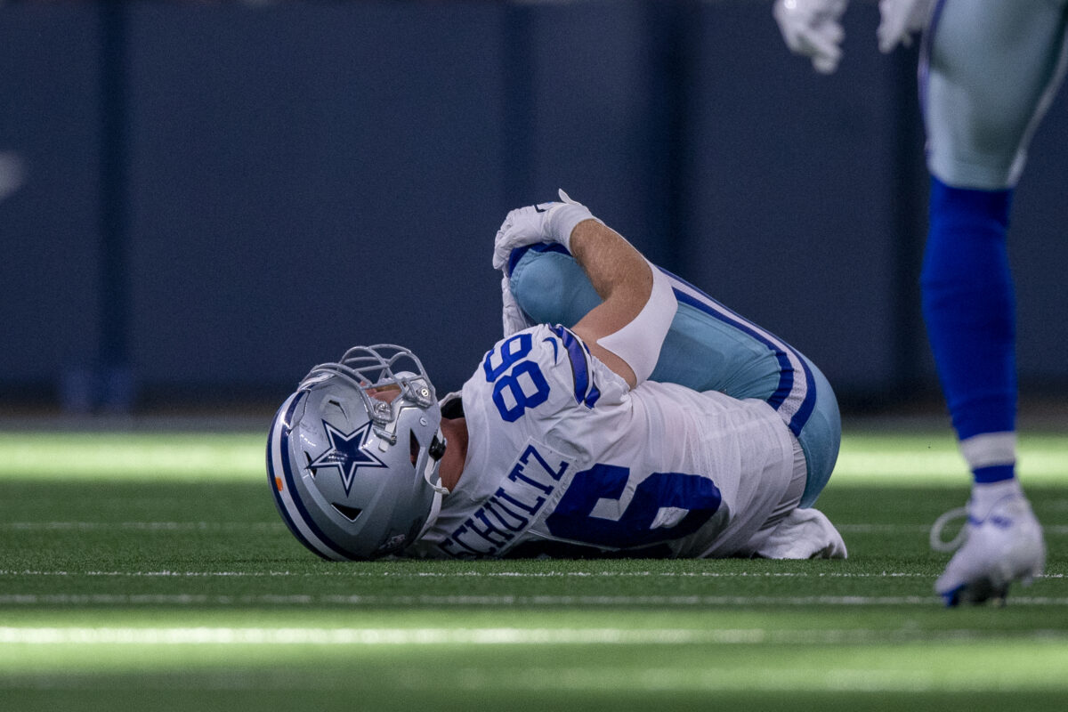 TE Schultz missed end of Cowboys’ game-winning drive, knee to be evaluated
