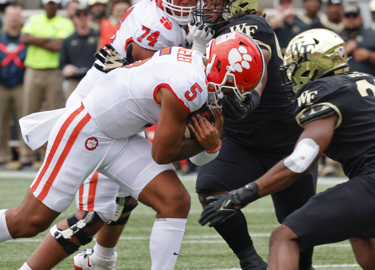 Halftime Report: Clemson- 20, Wake Forest- 14