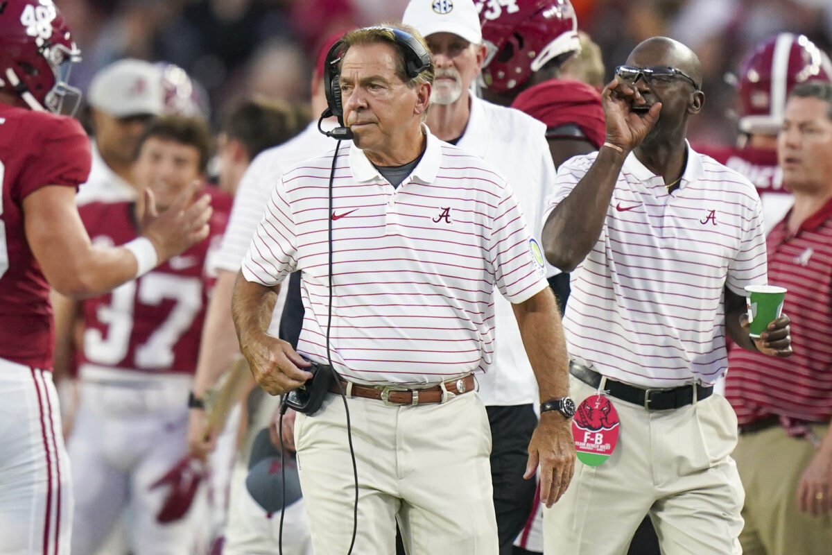 Quotes from Nick Saban’s postgame press conference following Alabama’s 55-3 win over Vanderbilt