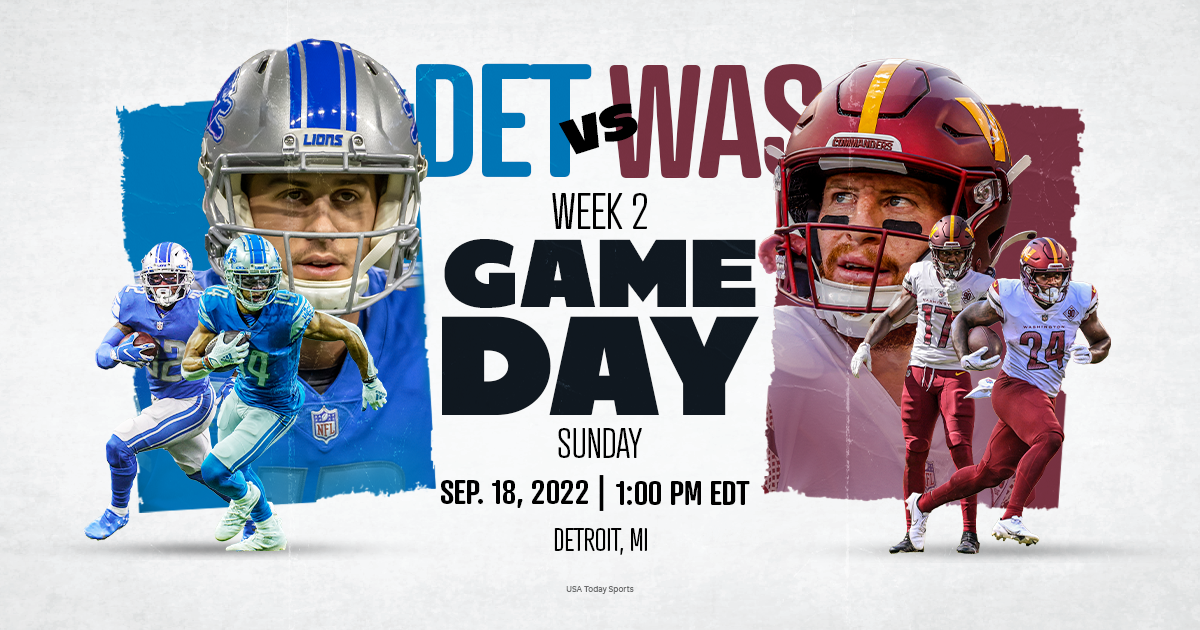 Washington Commanders vs. Detroit Lions, live stream, TV channel, kickoff time, how to watch NFL