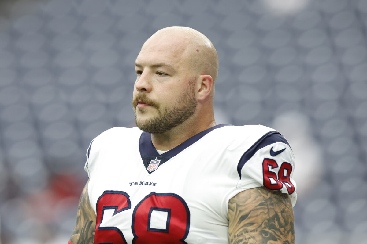 Texans C Justin Britt out against the Broncos