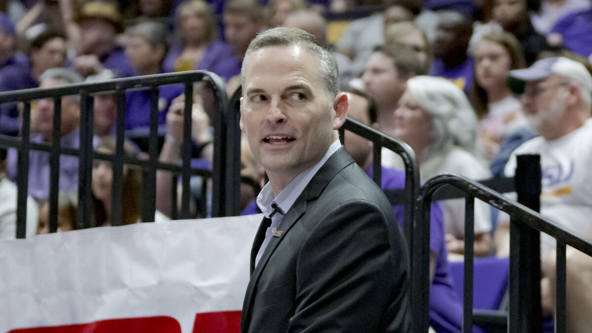 LSU basketball coach Matt McMahon discusses potential NCAA sanctions
