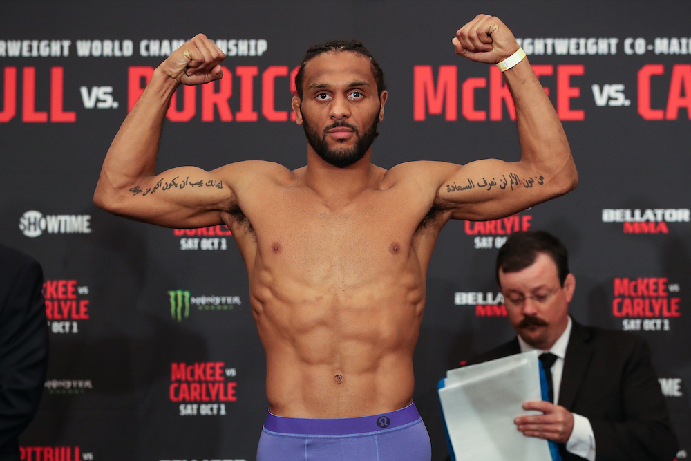 Bellator 286 main card weigh-in highlights: A.J. McKee on point for lightweight debut