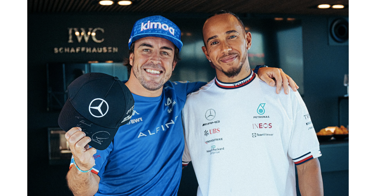 Así fue el encuentro de Hamilton con Alonso tras incidente en Spa