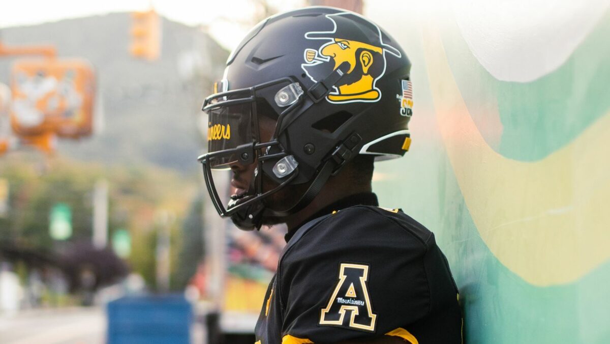 App State is wearing awesome ‘Yosef’ helmets, so it’s another Saturday you pay attention to them