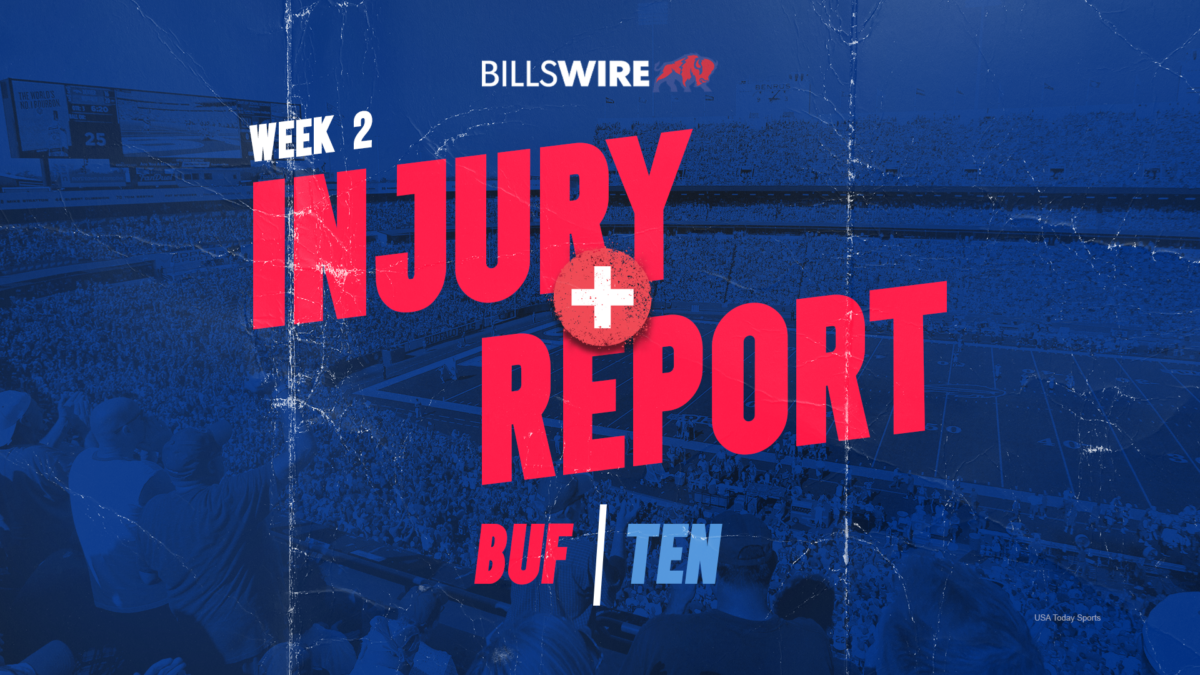 Bills vs Titans: Final injury reports