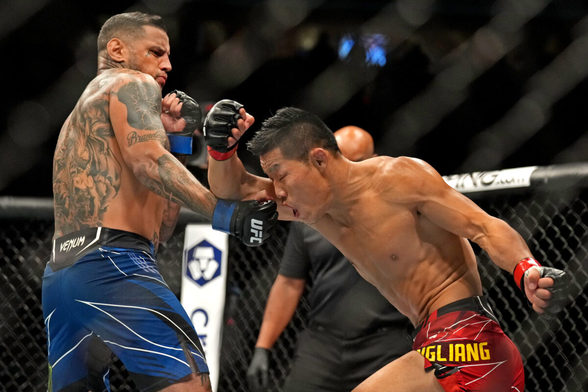 Daniel Rodriguez def. Li Jingliang at UFC 279: Best photos