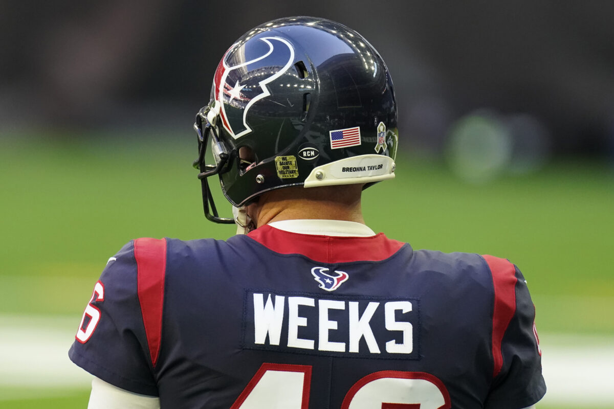 Texans special teams coach Frank Ross credits LS Jon Weeks for quick snap on fake punt