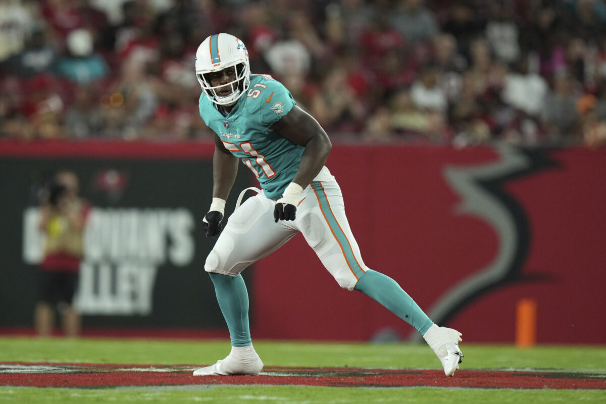 4 Dolphins change jersey numbers before season opener