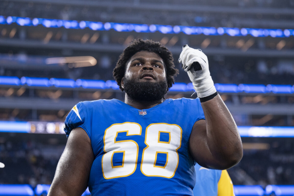 Rookie Jamaree Salyer named Chargers’ new starting left tackle