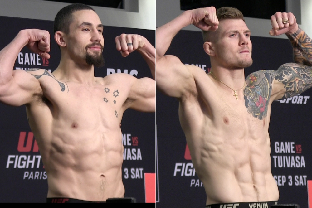 UFC Fight Night 209 weigh-in video: Robert Whittaker, Marvin Vettori set for key clash