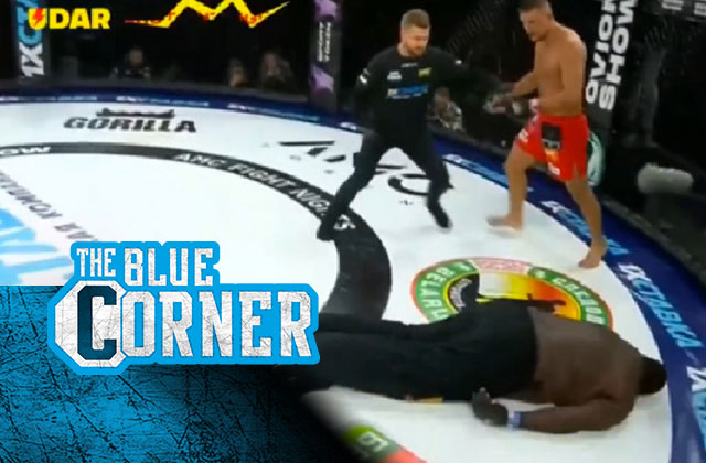 VIDEO: Referee’s terrible decision leads to Zuluzinho faceplanting into canvas after vicious knockout