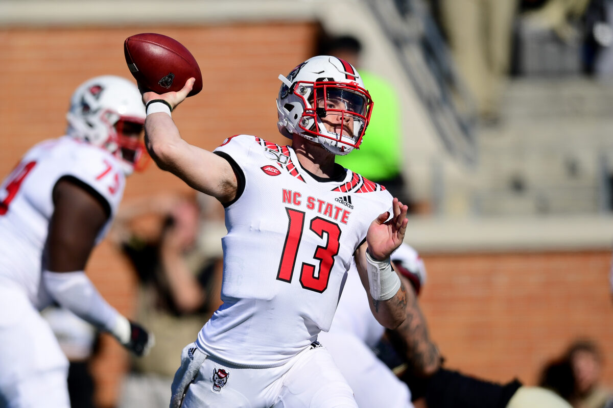 NC State QB Devin Leary will miss rest of 2022 season with torn pectoral