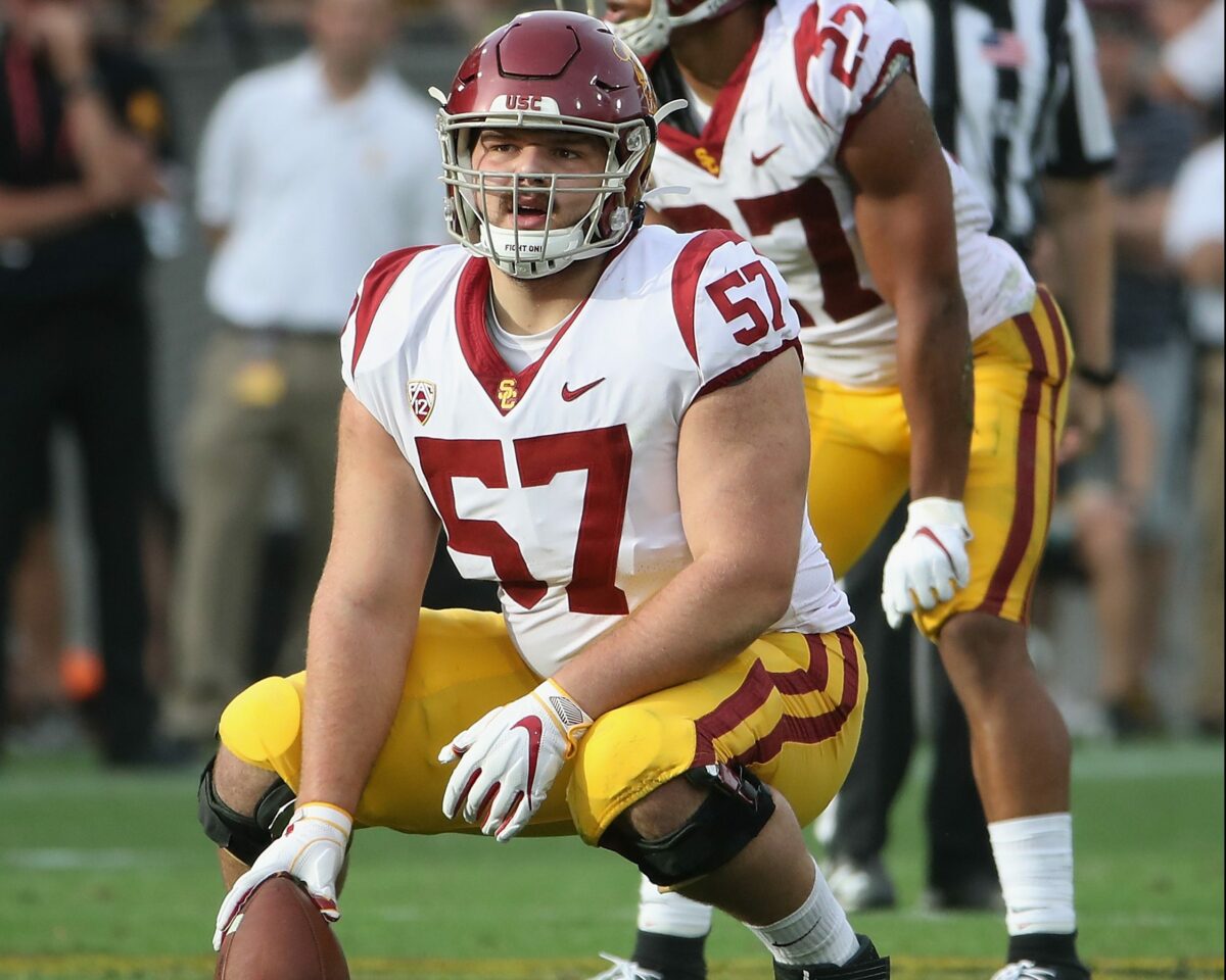 USC offensive lineman thanks the man who improved his career