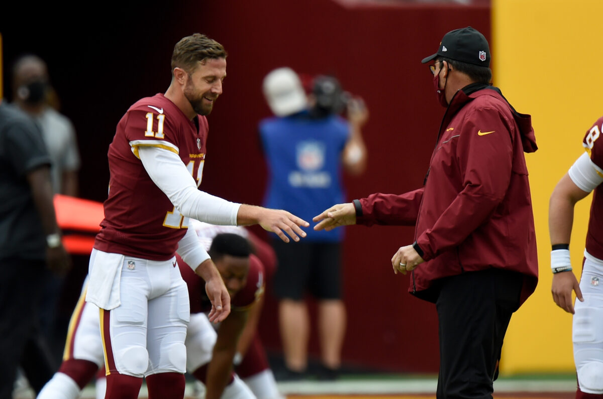 Alex Smith takes issue with Ron Rivera’s comments regarding Carson Wentz