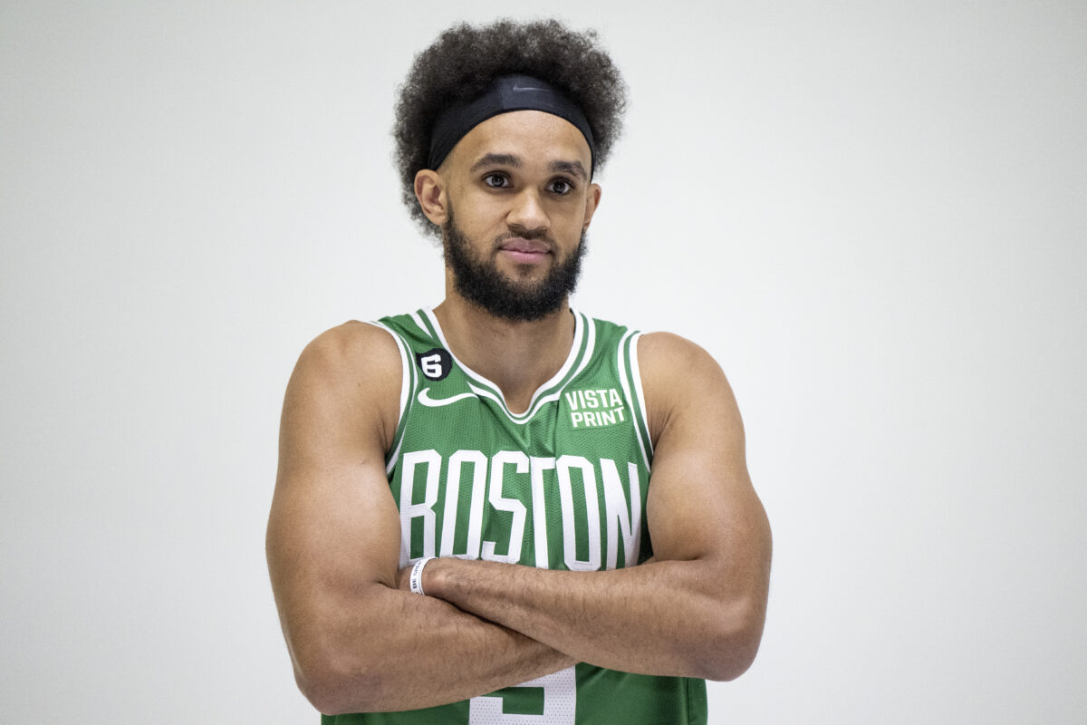 Boston’s Derrick White breaks down which current Celtics player is the best at football