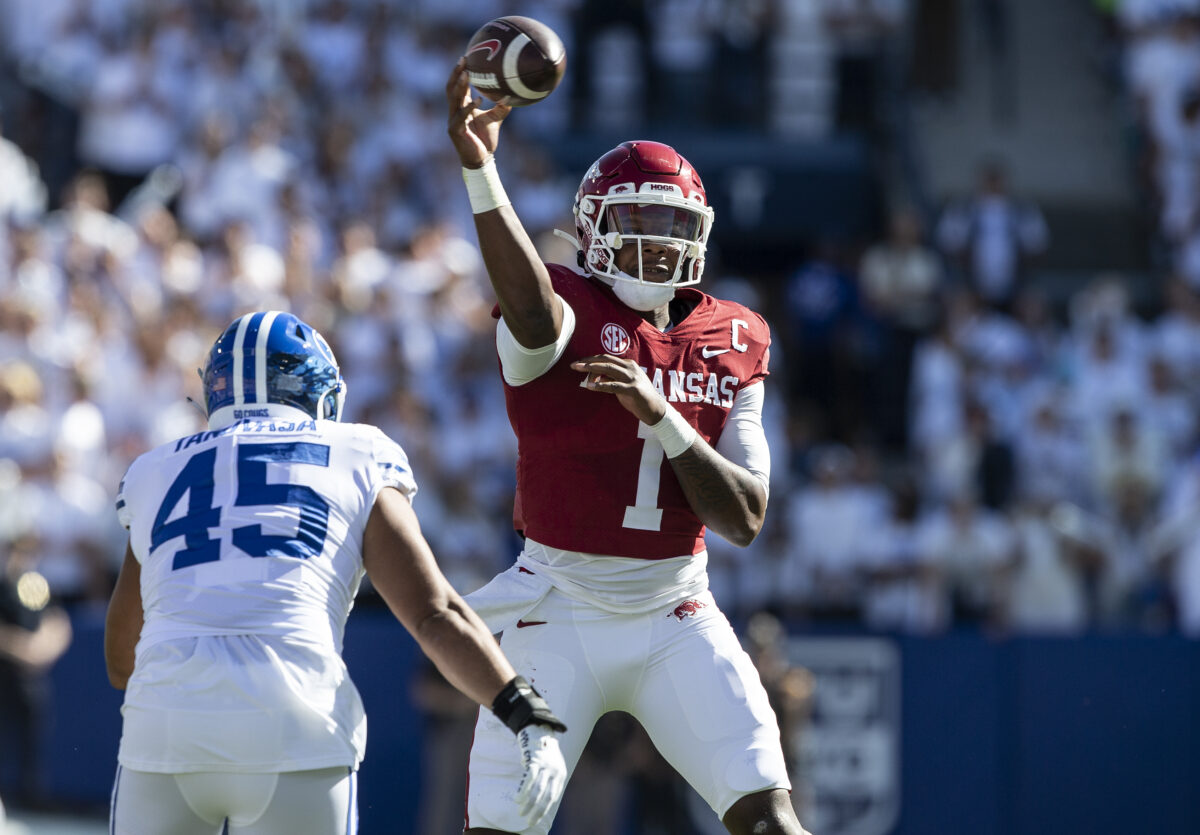 Photo Gallery: Arkansas back on track with win over BYU