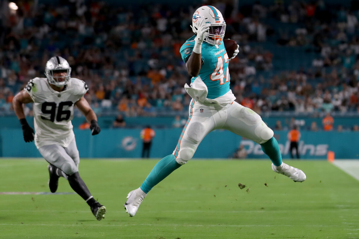 Dolphins release RB ZaQuandre White from practice squad
