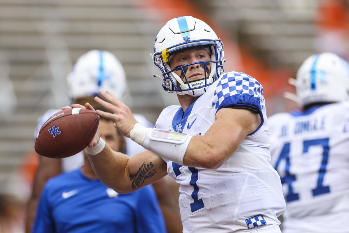 Kentucky QB Will Levis (foot) will be game-time decision vs. South Carolina