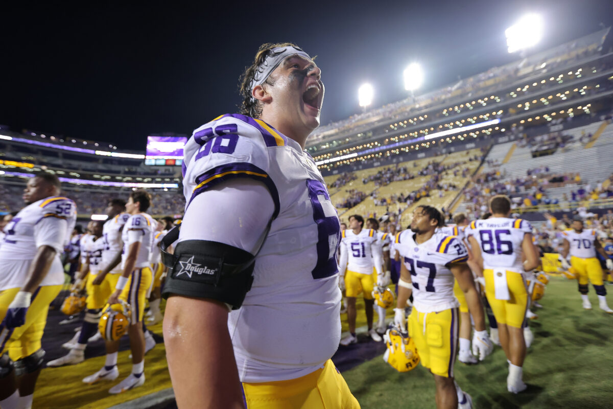 LSU starting left tackle Will Campbell hospitalized, out for game against Tennessee