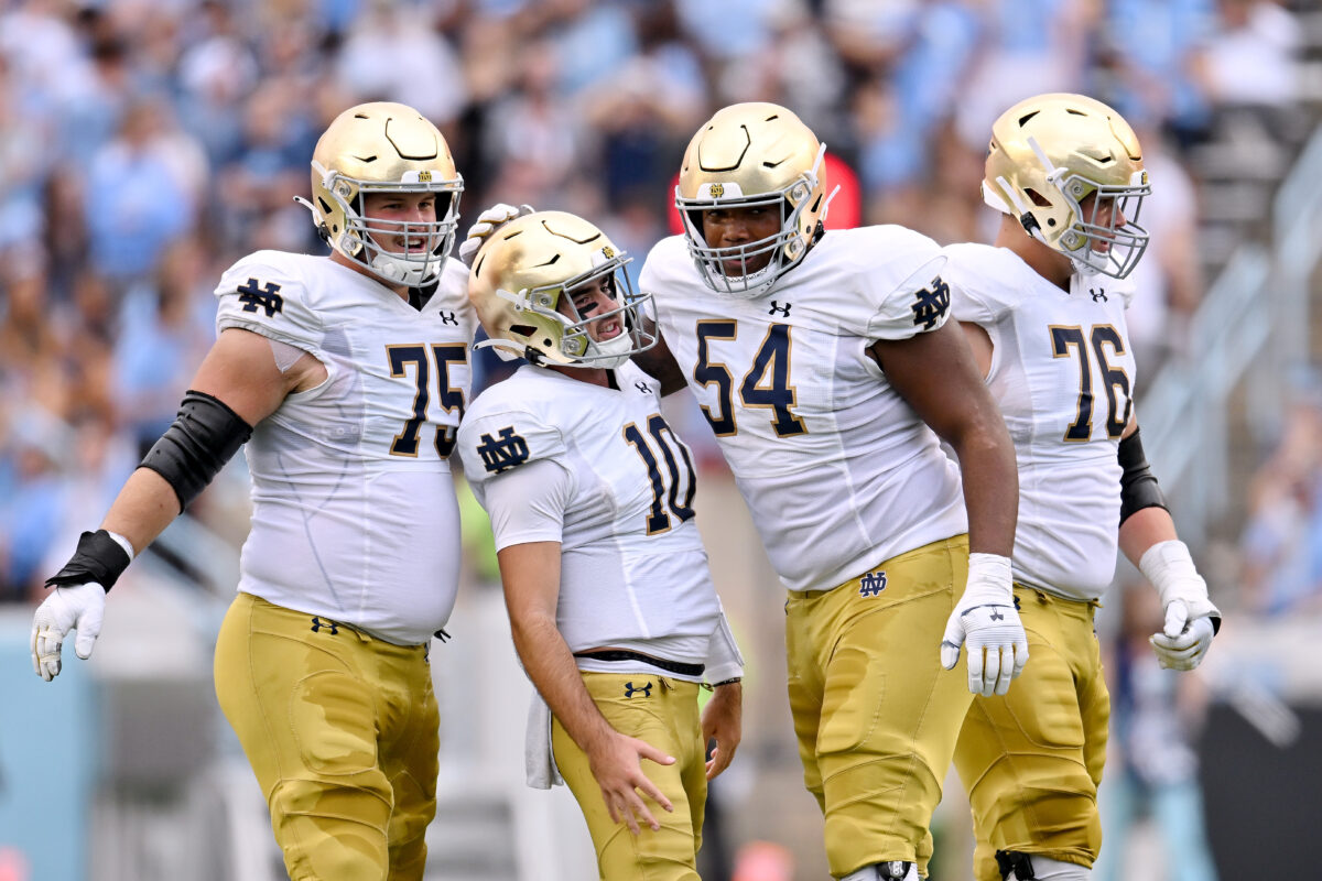 Notre Dame statistical leaders through four games