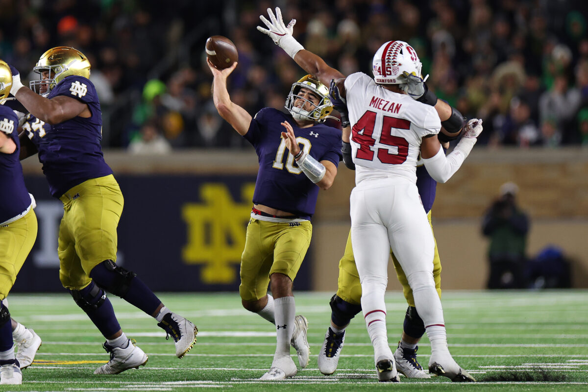 Notre Dame stunned by Stanford: Best photos