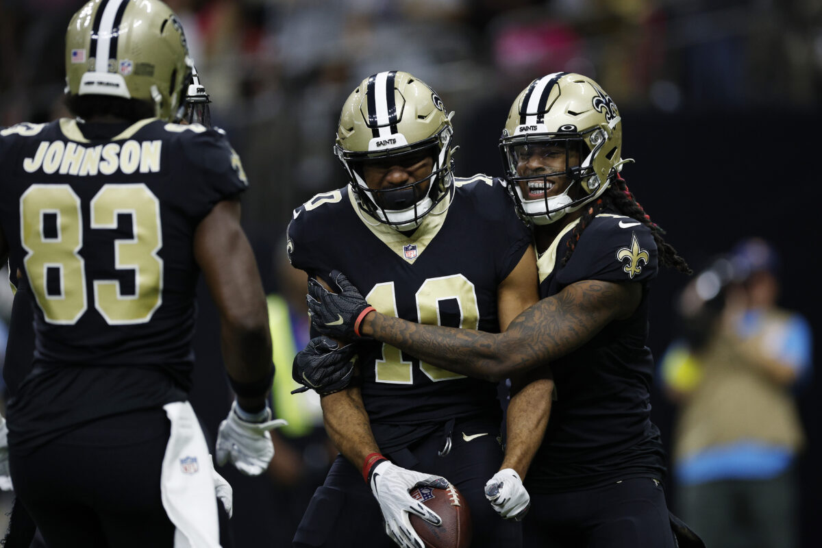 Saints force a special teams turnover, Tre’Quan Smith catches a TD early vs. Bengals