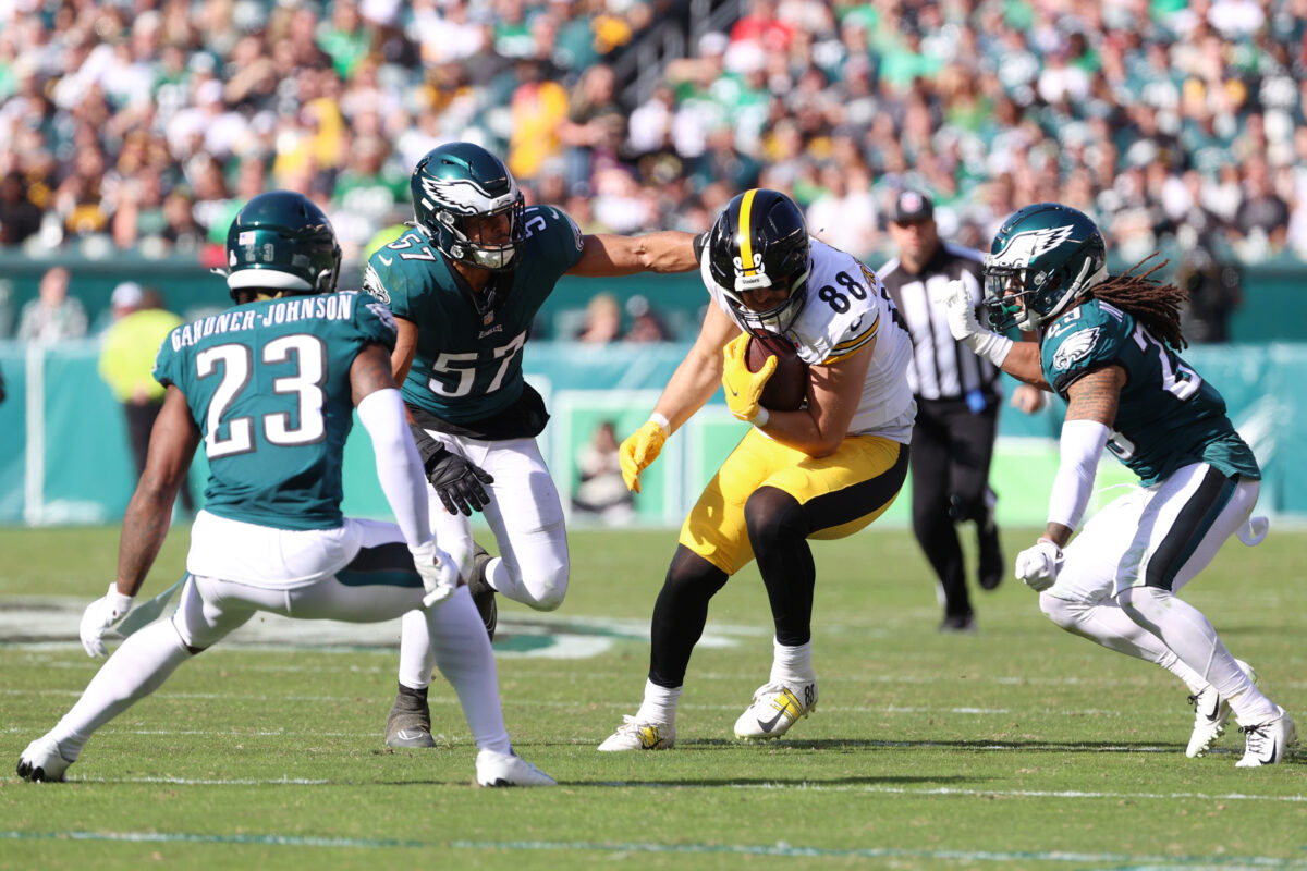 Eagles snap count vs. Steelers: Breakdown, observations from Week 8