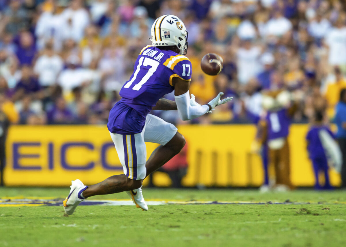 LSU WR Chris Hilton Jr. out for the year following shoulder surgery