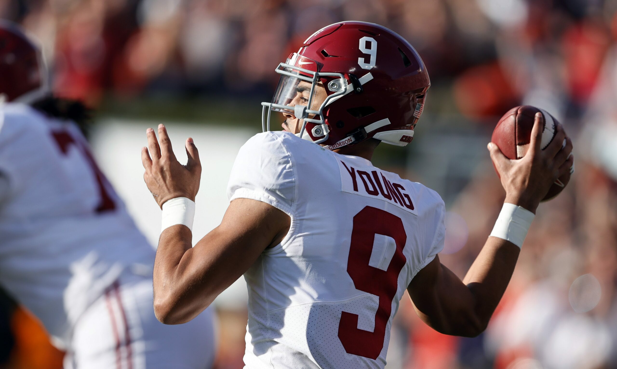 LOOK: Alabama fans react to Bryce Young’s 47-yard TD pass to Kobe Prentice