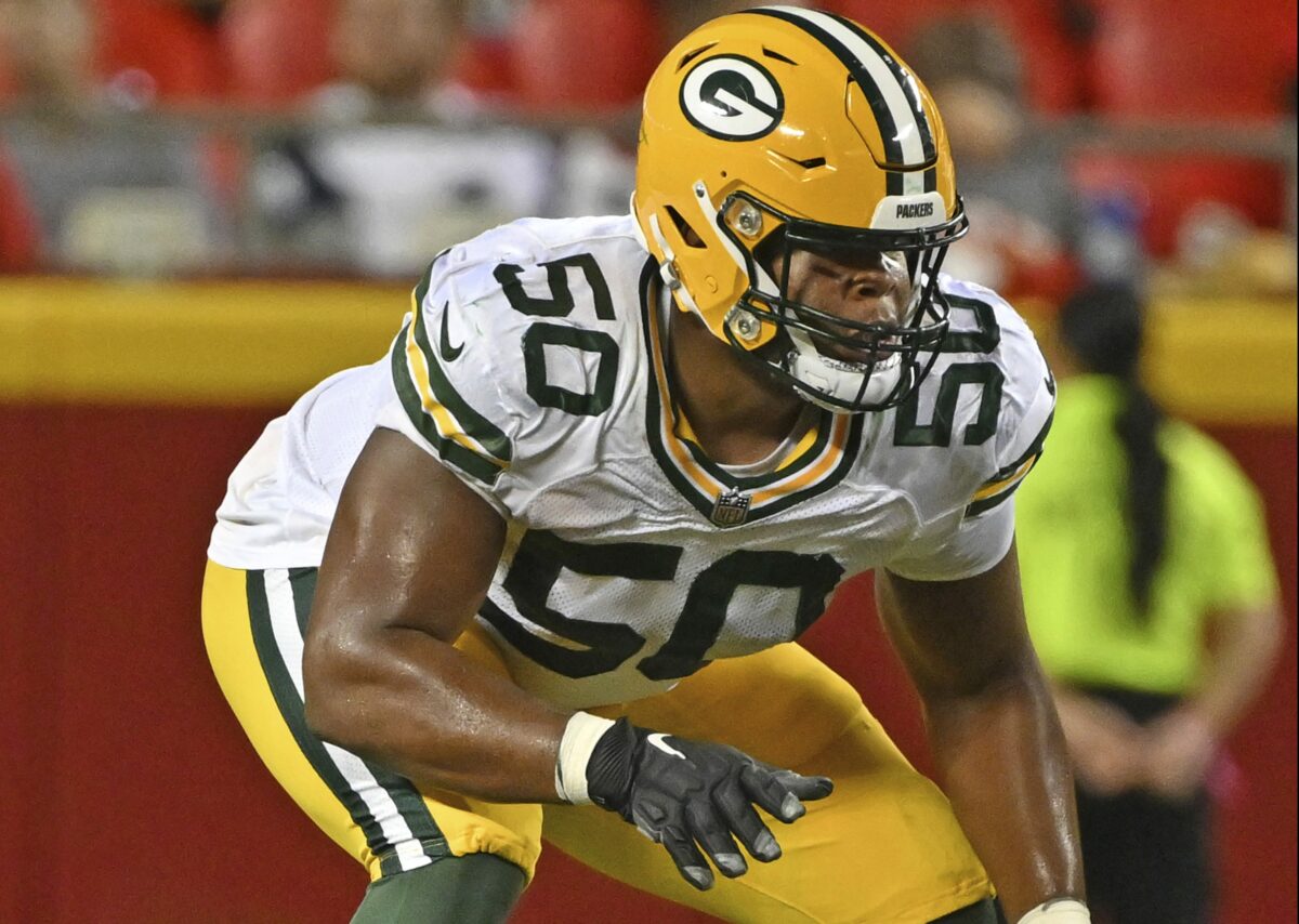 Filling in for another Pro Bowler, Packers rookie Zach Tom holds up against Bills