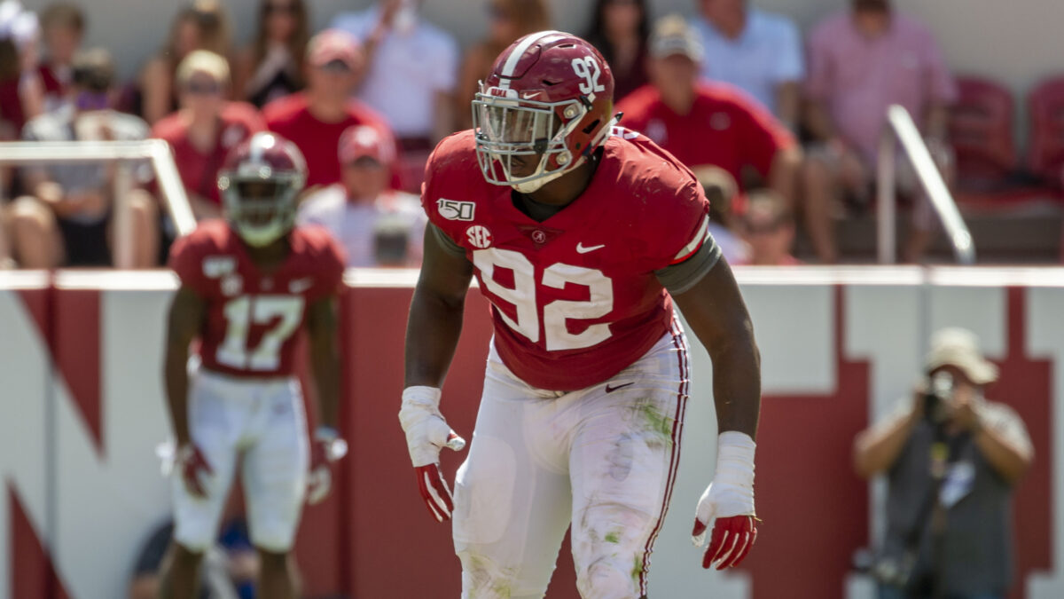 Alabama DL Justin Eboigbe not likely to return for the 2022 season