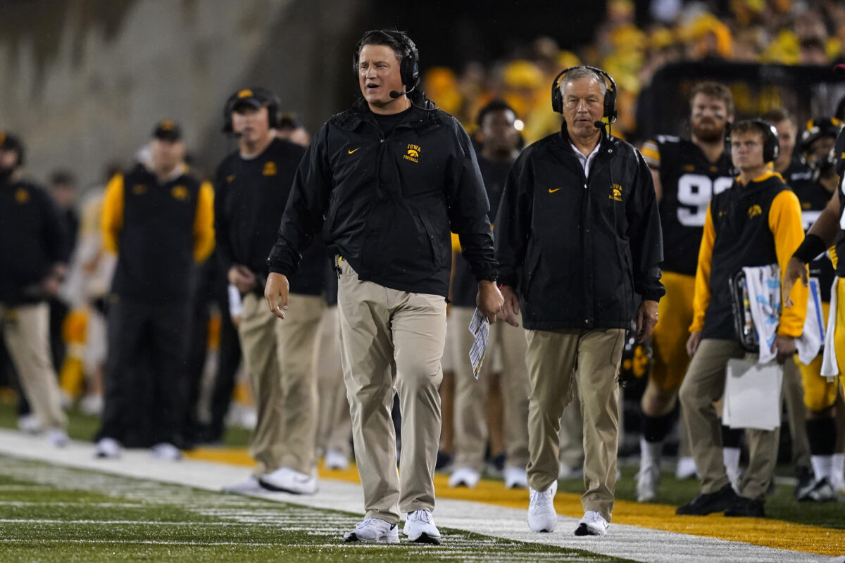 Kirk Ferentz snips at reporter after Ohio State loss following Brian Ferentz, Iowa offense questions