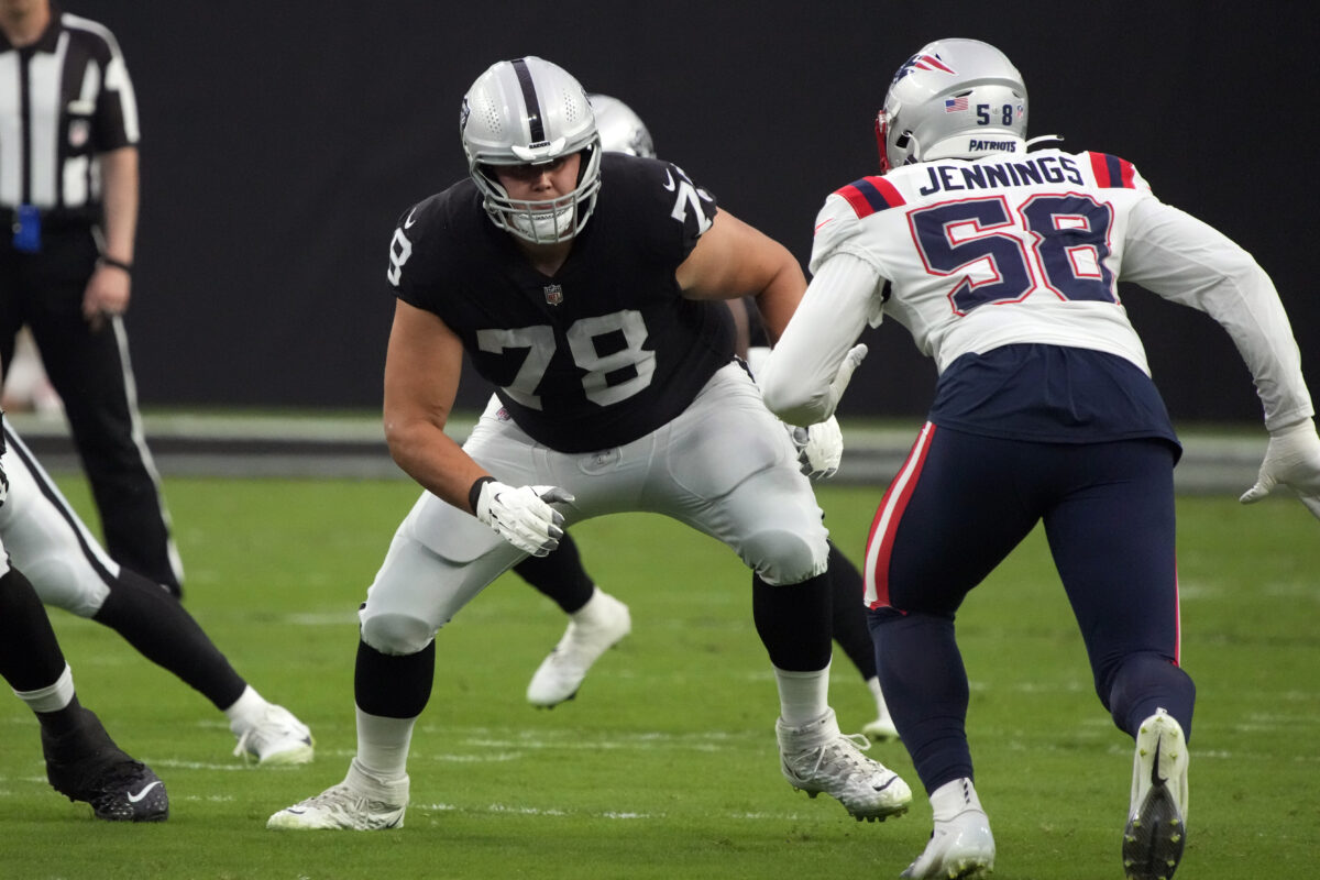 Raiders sign T Jackson Barton to active roster, bring back DT Kyle Peko to practice squad
