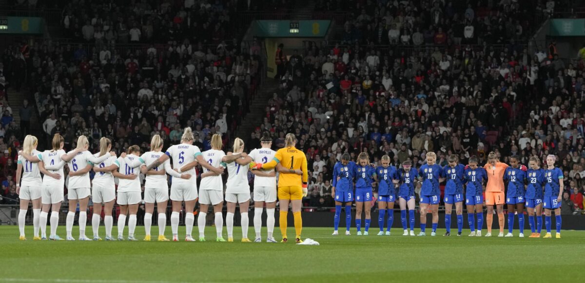 ‘Protect the players’ – England and USWNT show solidarity before friendly