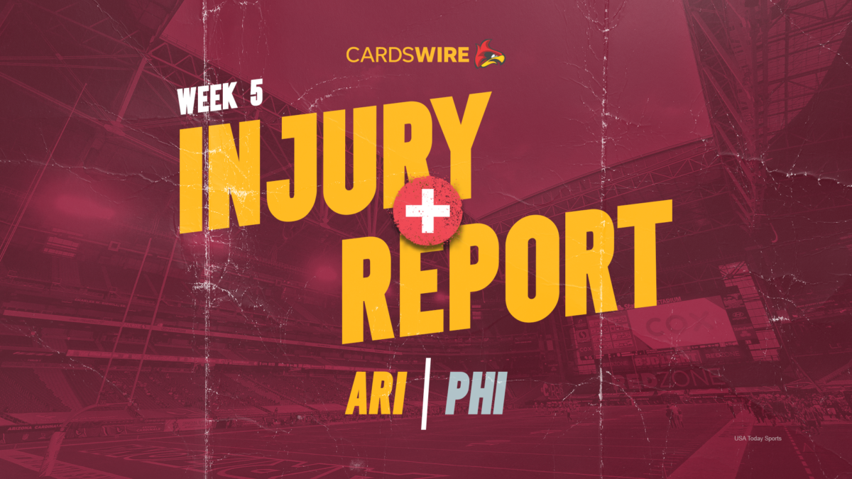 LOOK: Cardinals-Eagles final injury report