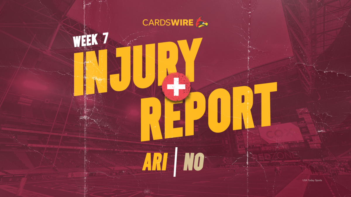 LOOK: Saints-Cardinals final Week 7 injury report