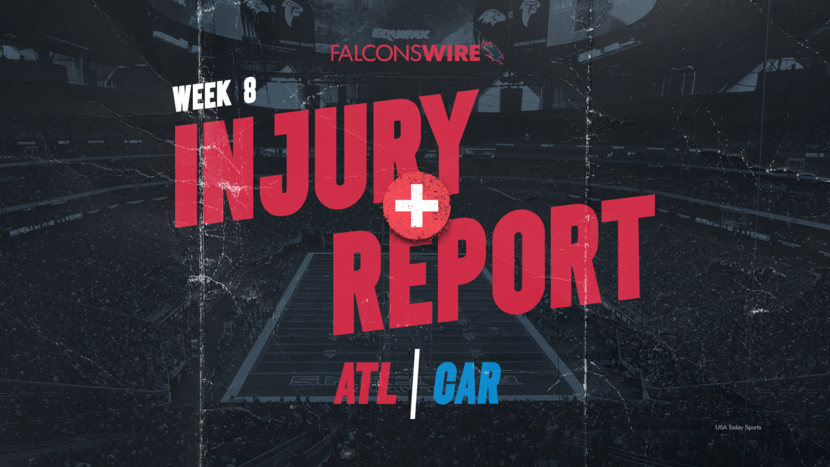 Falcons vs. Panthers: Final Week 8 injury report