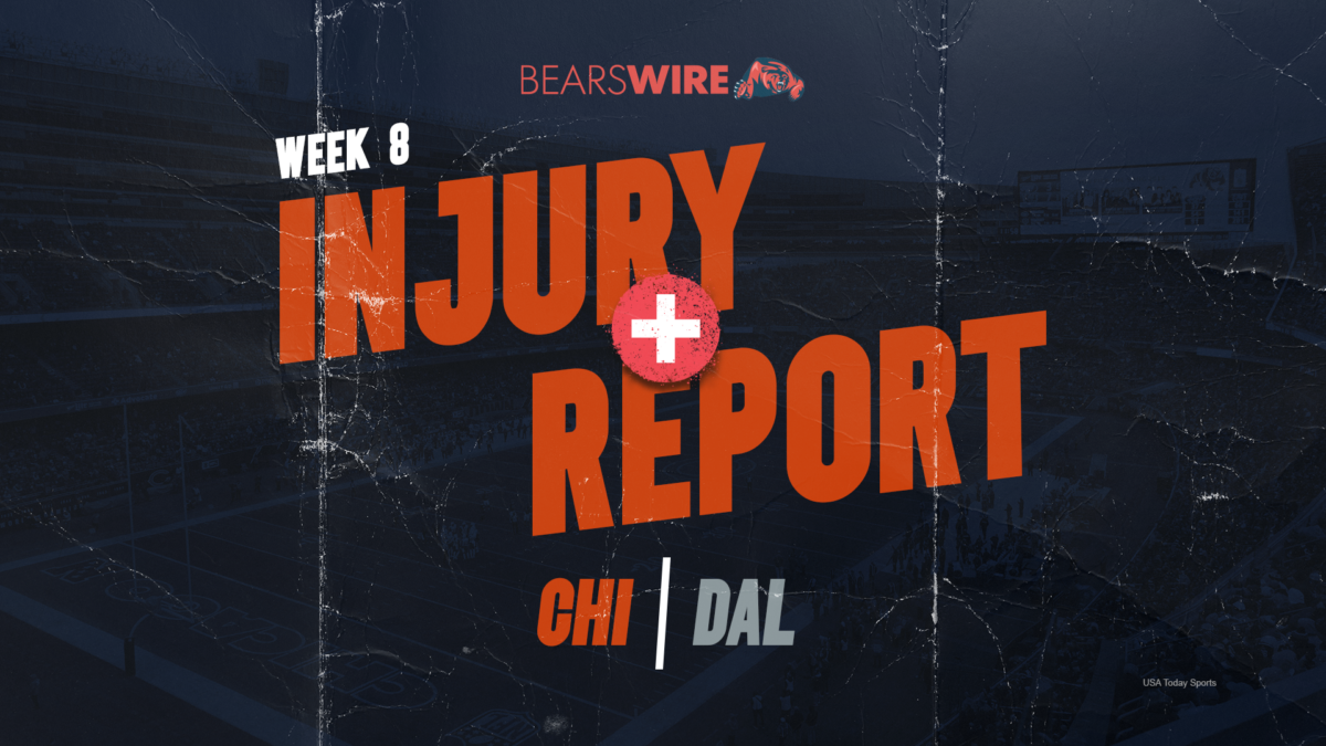 Bears Week 8 injury report: Larry Borom DNP Wednesday
